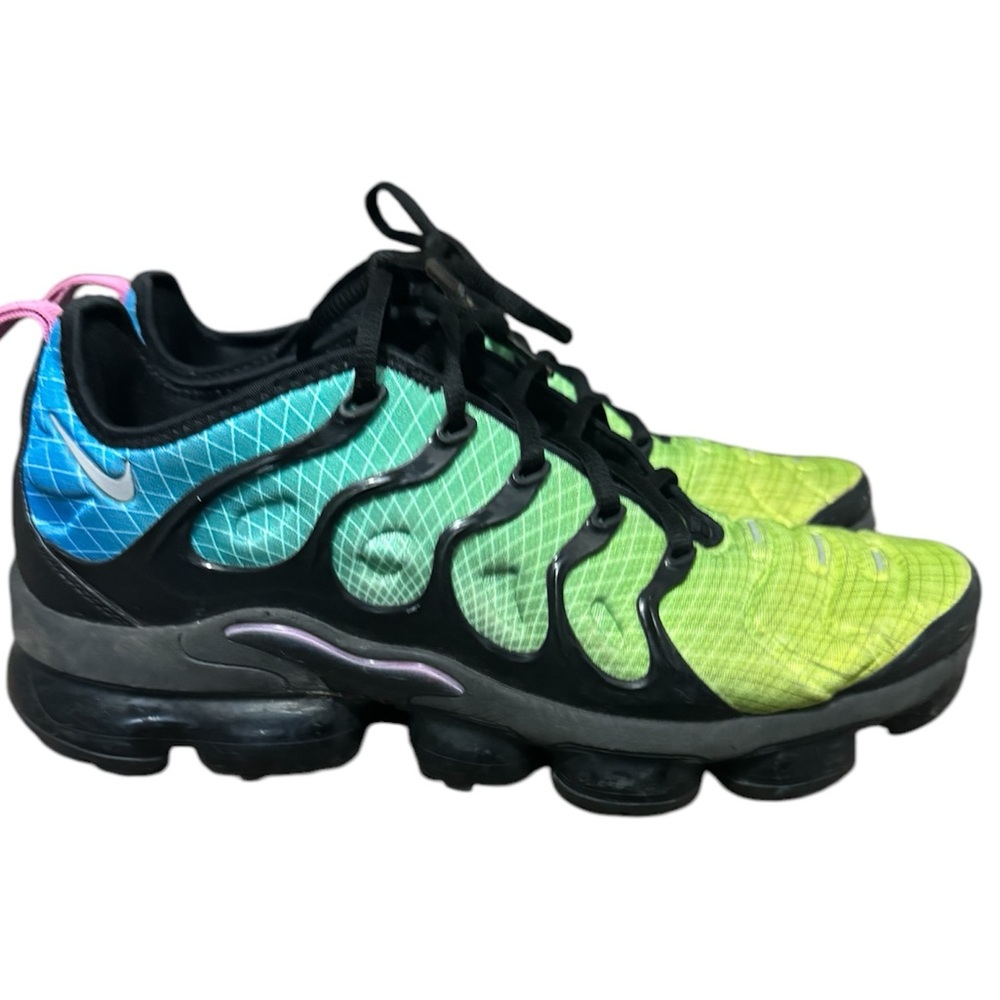 Nike Air Vapomax plus aurora green size 10 running shoe Athletic sporty - Picture 4 of 8